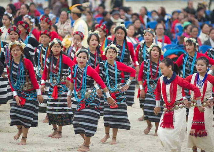 Arunachal Pradesh Population celebrating Nyokum