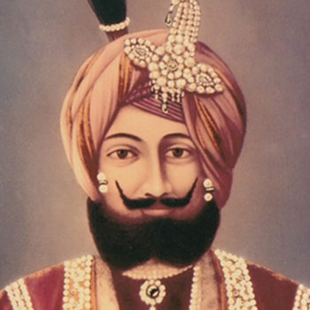 Ruler of Kashmir, Maharaja Gulab Singh in 1846