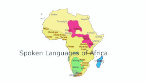 Spoken languages in Africa