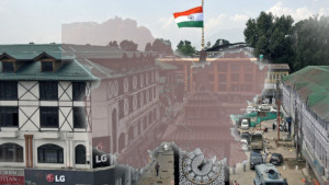 Lal Chowk in Srinagar, Kashmir